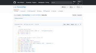 
                            13. CumulusClips/login.php at master · alx/CumulusClips · ...