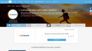 
                            11. cupom de desconto easy quarto: - MeuCupom.com