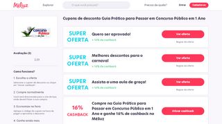 
                            10. Cupom de Desconto Guia Prático para Passar em Concurso Público ...