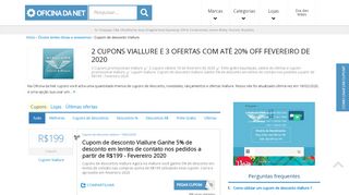 
                            5. Cupom de desconto Viallure > até 45% OFF + Código promocional ...