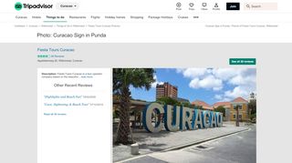 
                            4. Curacao Sign in Punda - Picture of Fiesta Tours Curacao ... - TripAdvisor