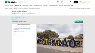 
                            6. Curacao sign - Picture of Queen Wilhelmina Park, Willemstad ...