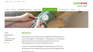 
                            8. CURAVIVA Basel-Stadt - Stellen und Ausbildung - RAI Kurse