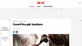 
                            3. Cure4You går konkurs | BT Samfund - www.bt.dk