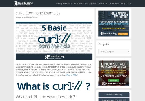 
                            7. cURL Command Examples | RoseHosting