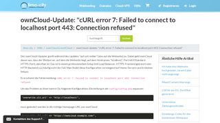 
                            10. cURL error 7: Failed to connect to localhost port 443 ... - Lima-City