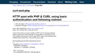 
                            4. Curl: HTTP post with PHP & CURL using basic authentication and ...