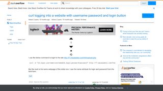 
                            1. curl logging into a website with username password and login ...