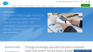 
                            13. Currencies Direct doubles customer base with Salesforce - Salesforce ...