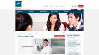 
                            12. Current Account | ABA Bank Cambodia