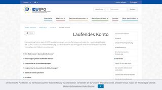 
                            7. Current account - Euipo - europa.eu