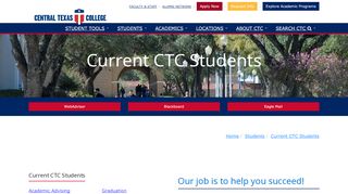 
                            5. Current CTC Students - Central Texas College