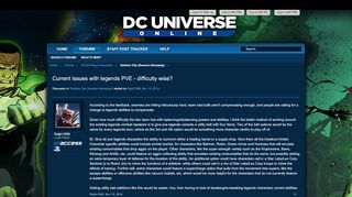 
                            6. Current issues with legends PVE - difficulty wise? | DC Universe ...