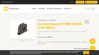 
                            13. Current Sensor HCMR 2000A-S-50-SB5-C | HARTING Technology ...