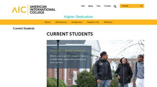 
                            5. Current Students | American International College