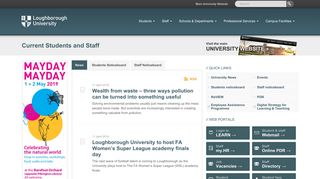 
                            2. Current Students and Staff - Loughborough University