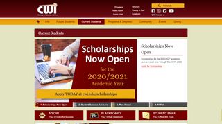 
                            2. Current Students | CWI