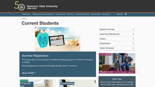 
                            6. Current Students - Governors State University