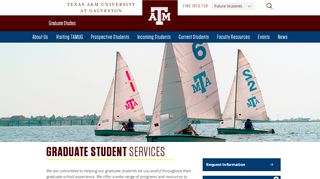 
                            7. Current Students | Graduate Student Services - Texas A&M Galveston ...