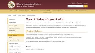
                            5. Current Students - Office of International Affairs, NTU