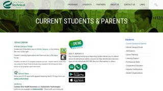 
                            5. Current Students & Parents - Erie County Technical School