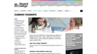 
                            7. Current Students | Regent College