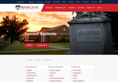 
                            8. Current Students - Rogers State University