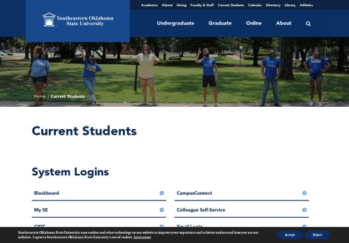 
                            12. Current Students — Southeastern Oklahoma State University