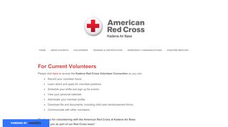 
                            6. Current Volunteers - American Red Cross Kadena