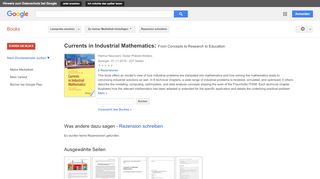 
                            10. Currents in Industrial Mathematics: From Concepts to Research to ...