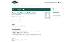 
                            10. Currículo de Atendimento Publicitário - 17955966