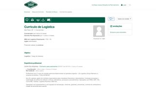 
                            11. Currículo de Logística - 5575196 - Catho