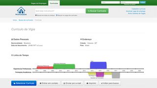 
                            12. Currículo de Vigia em Cáceres - MT - Manager Empregos