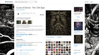 
                            10. Curse of Denial - The 13th Sign | Redefining Darkness Records