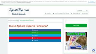 
                            3. Curso aposta esperta Funciona? - Apostatop.com