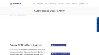 
                            4. Curso Bíblico - IPDA - Igreja Pentecostal Deus é Amor