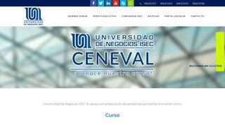 
                            11. Curso Ceneval | ISEC