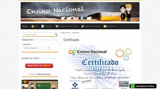 
                            5. Curso com Certificado - Cursos Online | Ensino Nacional