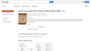 
                            12. Curso de Consultoría TIC. Gestión, Software ERP y CRM: 2ª Edición