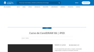 
                            11. Curso de CorelDRAW X6 | iPED - Portal GSTI
