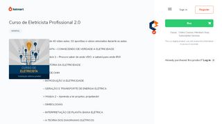 
                            11. Curso de Eletricista Profissional 2.0 - Hotmart