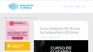 
                            6. Curso De Guitarra Online: Kit Técnicas De Guitarra ROCK 2.0 [É BOM?]