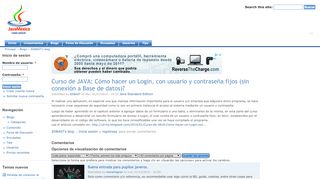 
                            9. Curso de JAVA: Cómo hacer un Login, con usuario y contraseña fijos ...