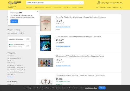 
                            7. Curso Doutores Do Excel no Mercado Livre Brasil