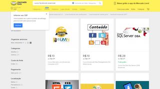 
                            5. Curso Facebook Essencial - Mais Categorias no Mercado Livre Brasil