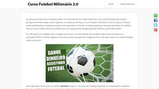 
                            13. ↠ Curso Futebol Milionário 2.0™ Cor Jesum Duarte ®