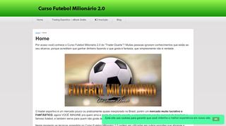 
                            3. ▷⇒ Curso Futebol Milionário 2.0 Funciona?【Tenha CUIDADO!】?