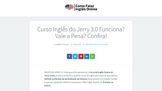 
                            10. Curso Inglês do Jerry Funciona? → {MÉTODO ATUALIZADO 2019}