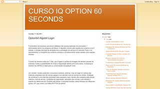 
                            8. CURSO IQ OPTION 60 SECONDS: Optionbit Algobit Login