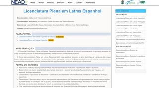 
                            13. Curso Licenciatura Plena em Letras Espanhol - Nead.uespi.br